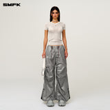 SMFK 2504 野马星空针织Tee 星空银