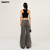 SMFK 2503 十字花经典训练背心V荒野黑