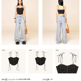 SMFK SS2308 流浪伞兵束腰 黑