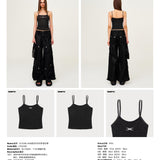 SMFK 2504 未来星空针织吊带/星空黑