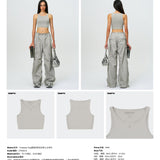 SMFK 2408 拥抱皮肤综合背心 尘埃灰