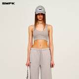 SMFK 2504 动念一体经典塑身背心V尘埃灰