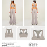 SMFK 2504 动念一体经典塑身背心V尘埃灰