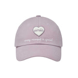 EMIS 2504 HEART WAPPEN BALL CAP-PURPLE