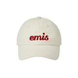 EMIS 2504 APPLIQUE BALL CAP-CREAM