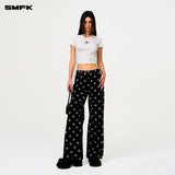 SMFK 2501 黑花园经典阔牛仔裤/黑花园