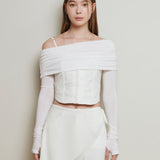 NOT YOUR ROSE SS2312 Katie top Ivory