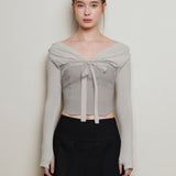 NOT YOUR ROSE SS2312 Miu top Gray