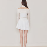 NOT YOUR ROSE 2412 Petal knit (lvory)