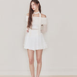 NOT YOUR ROSE 2412 Petal knit (lvory)
