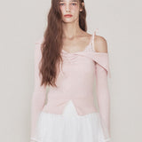 NOT YOUR ROSE 2412 Bunny top set (Pink)