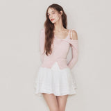 NOT YOUR ROSE 2412 Bunny top set (Pink)