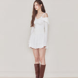 NOT YOUR ROSE 2412 Bunny top set (Ivory)