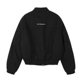 REST & RECREATION 2411 QUILTED BOMBER JACKET - BLACK