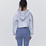 REST & RECREATION SS2404 ARROW POINT HOODIE LIGHT GRAY