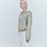 REST & RECREATION 2412 POLYESTER WINDBREAKER JACKET_BEIGE