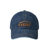 EMIS 2510 ONE TONE WASHED DENIM BALL CAP-BLUE DENIM