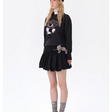 13DE MARZO | 2510 Bear Upper Bud Skirt Black
