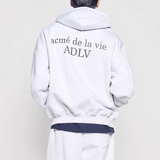 ADLV 2509 字母Logo连帽卫衣 灰