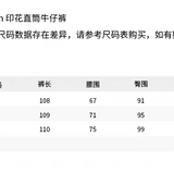 ANN ANDELMAN 2506 复古做旧印花宽松牛仔裤