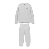 MARITHE 2511 常规LOGO卫衣套装 浅石楠灰