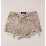 SMFK 2506 狂野大陆牛仔短裤/荒野棕