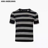 ANN ANDELMAN 2506 宽松条纹短袖