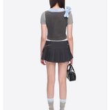 13DE MARZO | 2510 Chains Multi-Pocket Skort Dark Grey