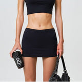 SMFK 2504 拥抱皮肤超短裙  荒野黑