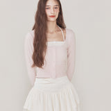 NOT YOUR ROSE 2510 Luna cardigan set (Pink)
