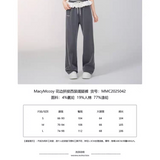 MacyMccoy 2507 花边拼接西装阔腿裤