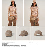 SMFK 2509 狂野大陆手工牛仔棒球帽 荒野棕