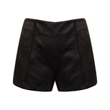 Kroche 2509 A字高腰麂皮绒短裤