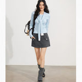 MacyMccoy 2510 披肩针织两件套 蓝