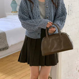 KOREAN COLLECTION 2502 粗棒麻花毛衣外套 蓝