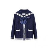 13DE MARZO | 2510 Sailor Knitted Cardigan