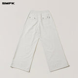 SMFK 2510 十字雕像塔型户外运动裤 古董白