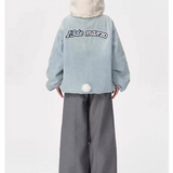 13DE MARZO | 2510 Bear Set Padded Hoodie Blue