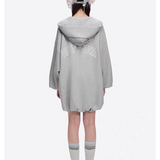 13DE MARZO | 2510 Chains Hoodie Dress Grey
