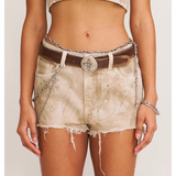 SMFK 2506 狂野大陆牛仔短裤/荒野棕