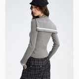 MacyMccoy 2510 披肩针织两件套 灰