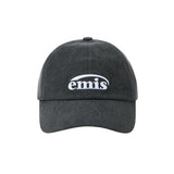 EMIS 2508 NEW LOGO PIGMENT BALL CAP-BLACK