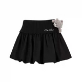 13DE MARZO | 2510 Bear Upper Bud Skirt Black