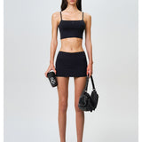 SMFK 2504 拥抱皮肤超短裙  荒野黑