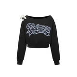 13DE MARZO | 2503 Doozoo Off-shoulder Jumper Black