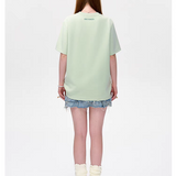13DE MARZO | 2503 Bear Flower Clip T-shirt Green