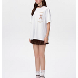 13DE MARZO | 2503 Pocket Painting T-shirt White