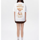 13DE MARZO | 2503 Pocket Painting T-shirt White