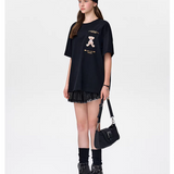 13DE MARZO | 2503 Pocket Painting T-shirt Black