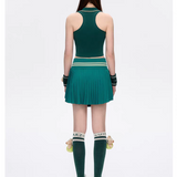 13DE MARZO | 2503 Marzo Tennis Halter Top Green